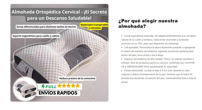 Almohada Cervical Ergonomica 1pcs